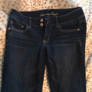 American Eagle jeans . Dark wash